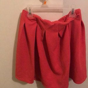 Orange pink skirt
